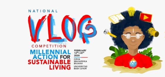 Himpunan Mahasiswa Hubungan Internasional (HIMAHI) Universitas Budi Luhur Mengadakan National Vlog Competition Bertemakan Millennial Action for Sustainable Living